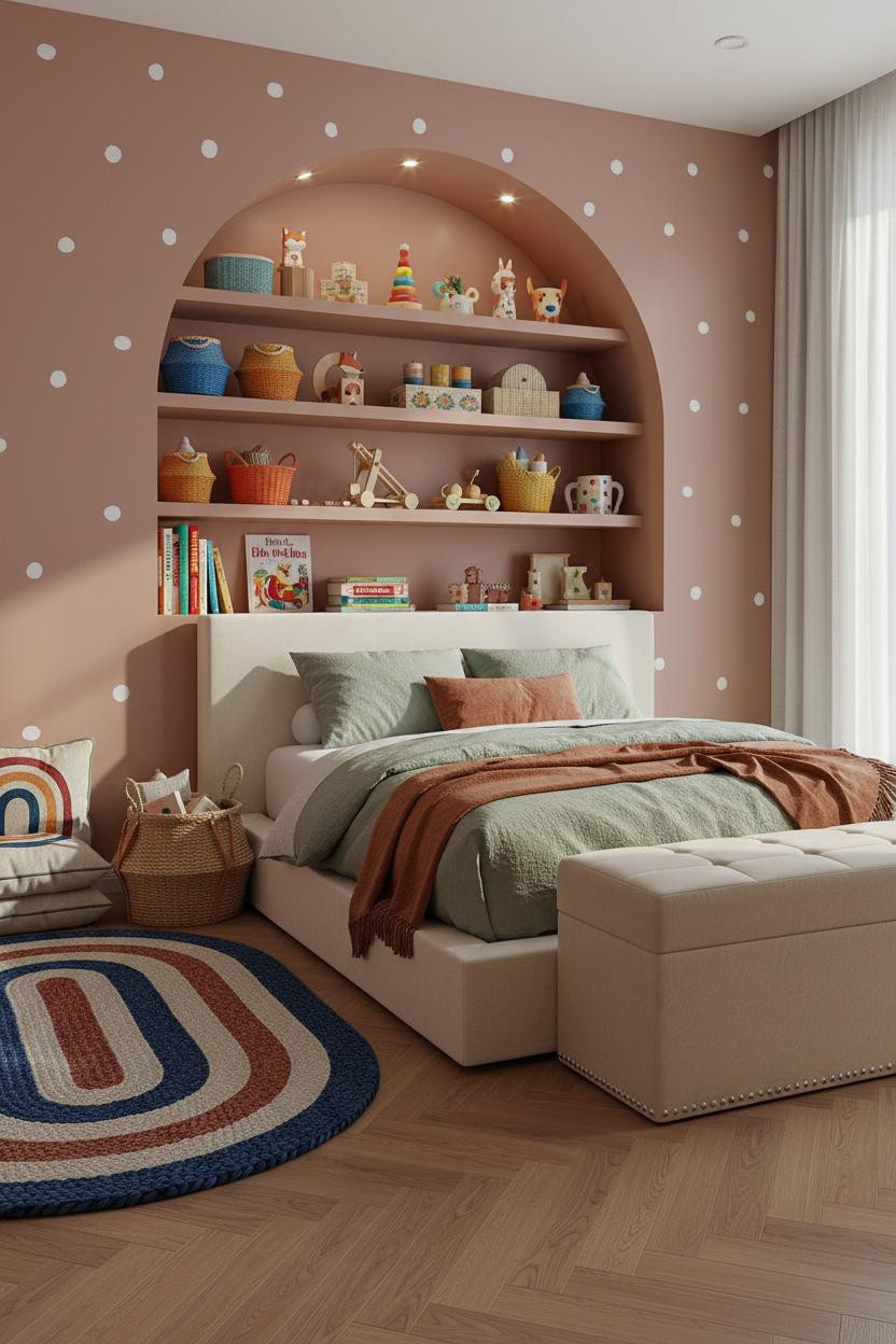 Eclectic Kids Room Whimsical Playroom Design