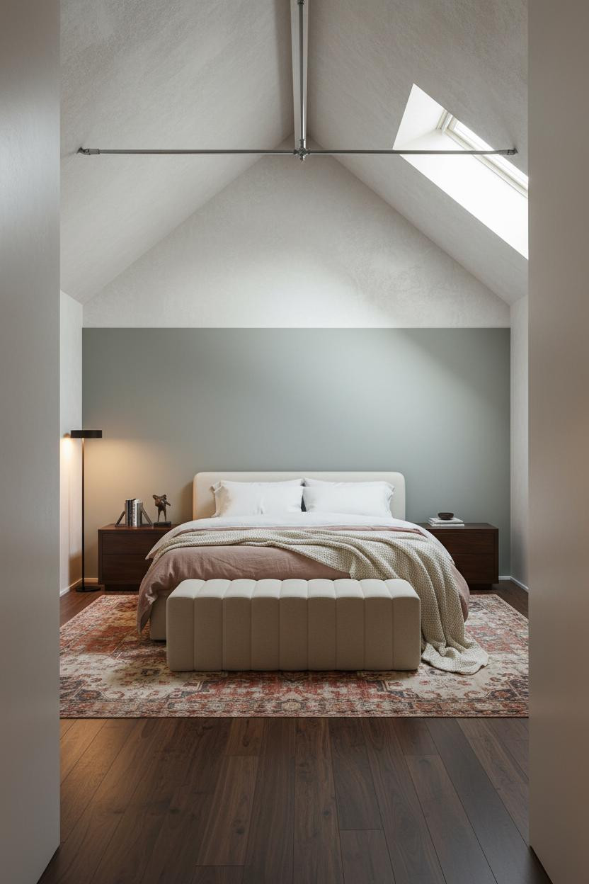 High Ceiling Bedroom Cathedral Pitched Apex