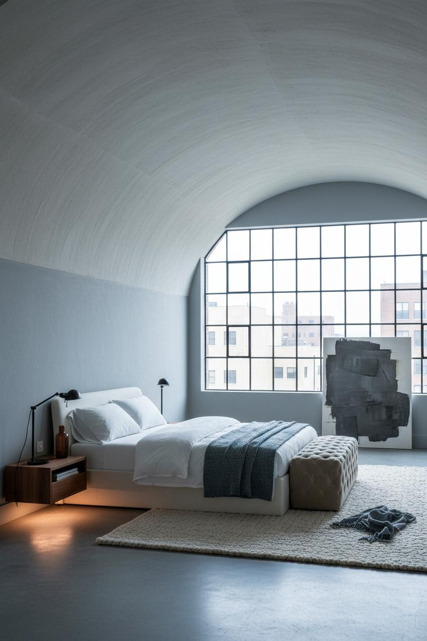 High Ceiling Bedroom Cathedral Vault Loft
