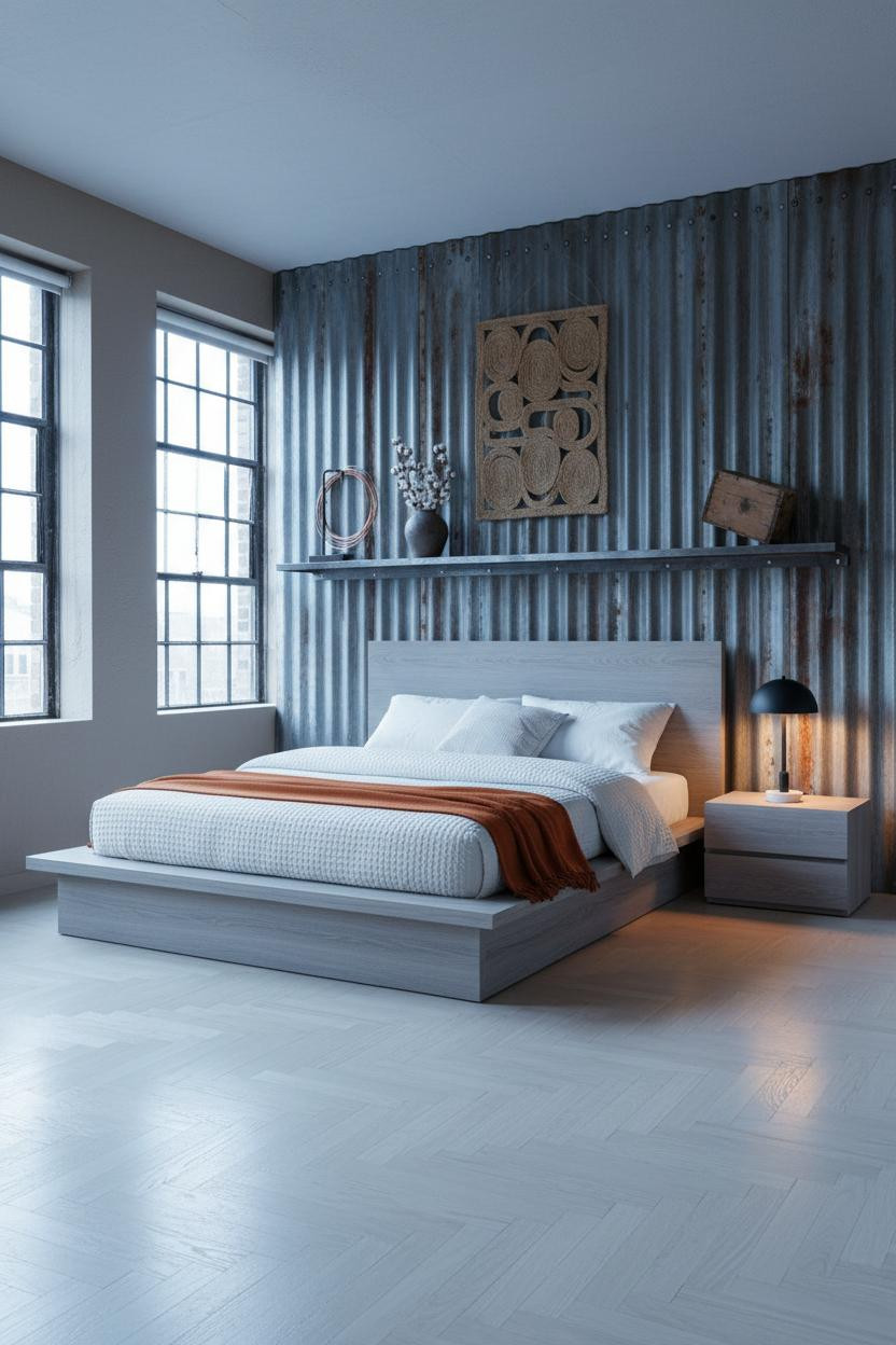 Industrial Bedroom Steel Wall Lighting
