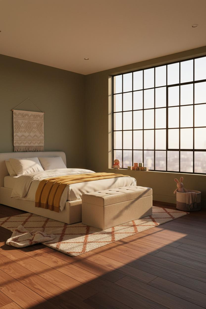 Kids Bedroom Japandi Crittall Windows