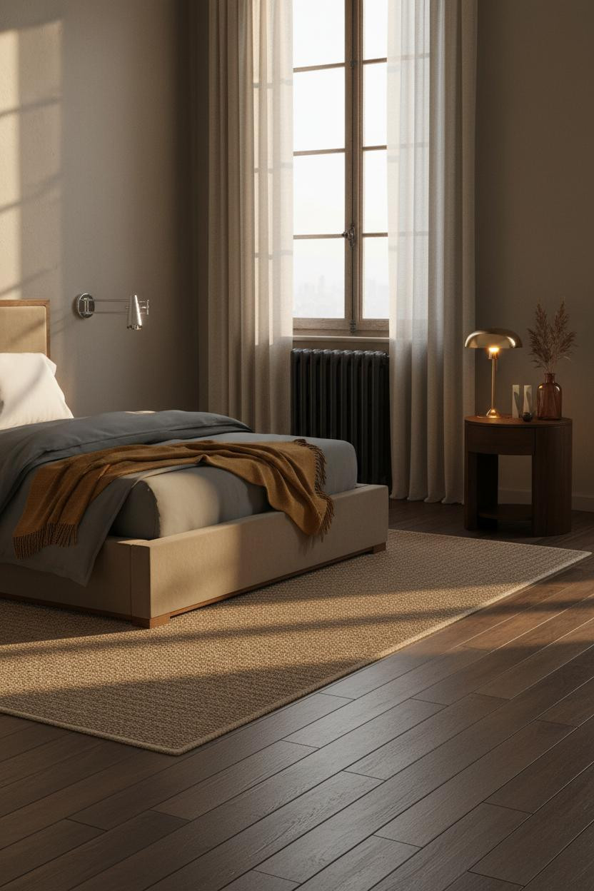 Modern Vintage Bedroom Japandi Design