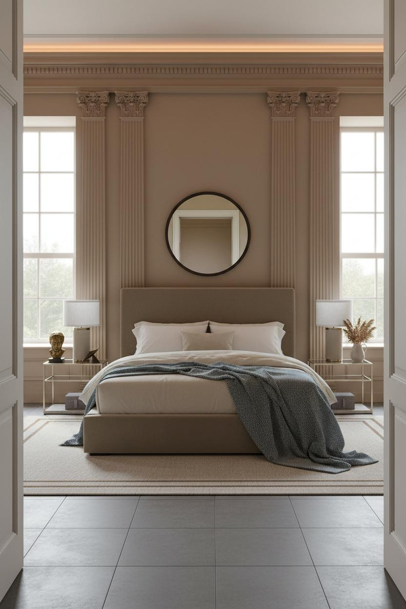 Neo Classical Bedroom Pilasters Luxury