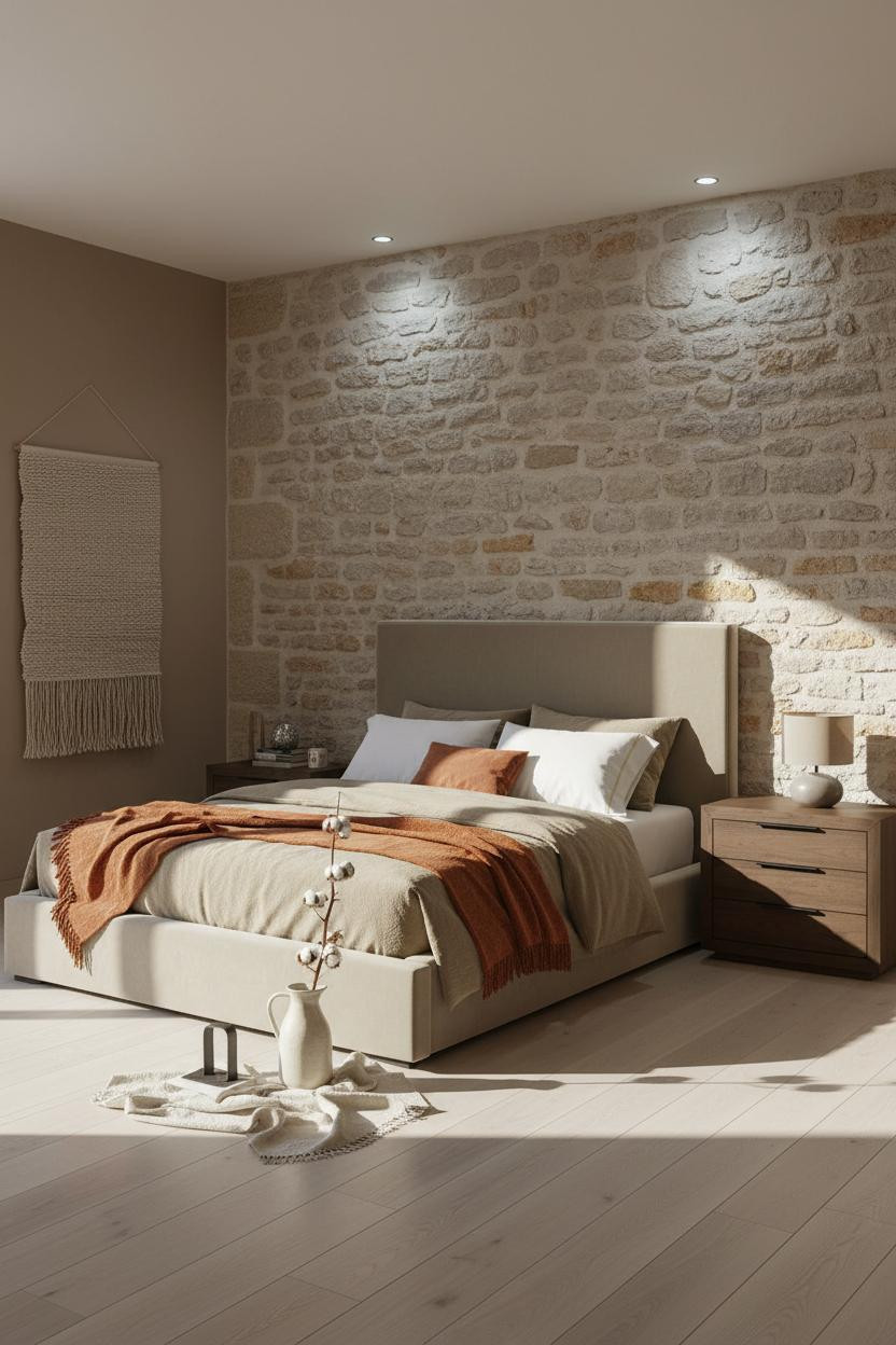 Parisian Bedroom Stone Wall Light