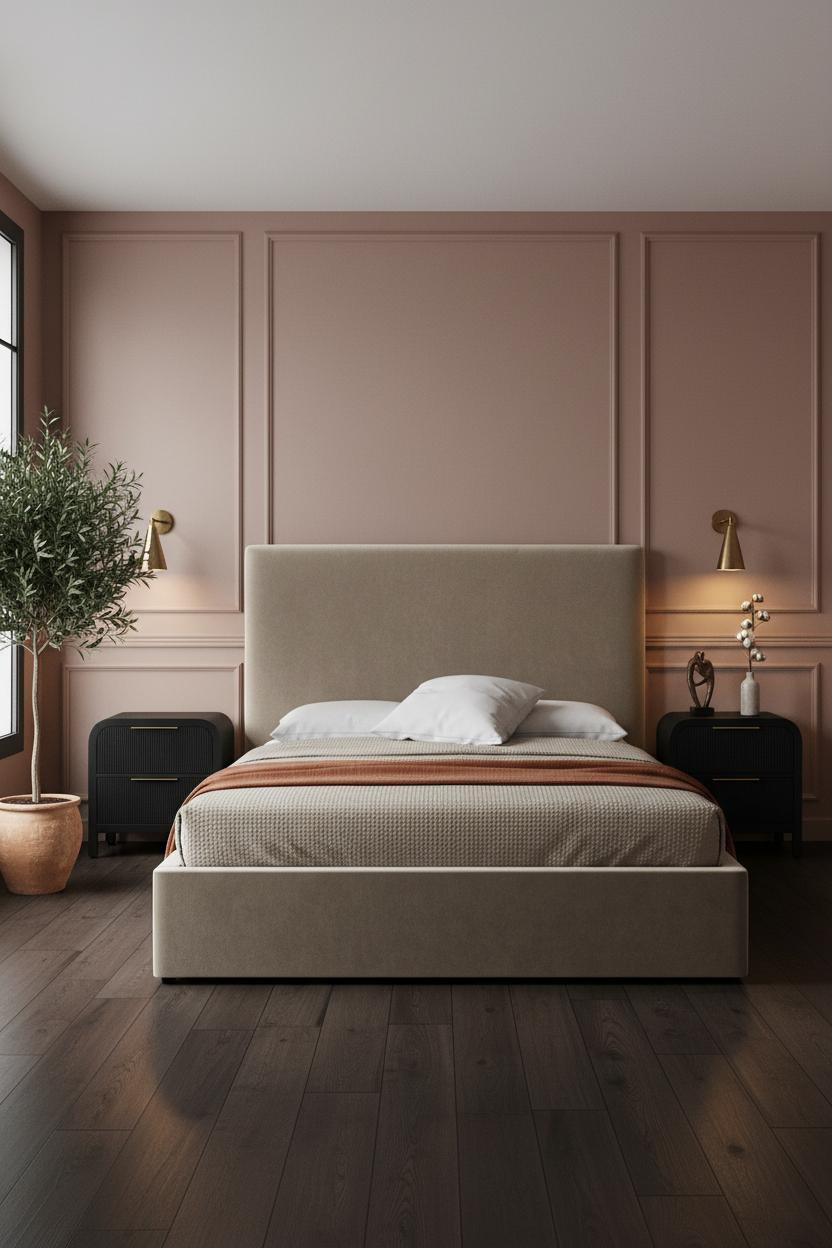 Parisian Bedroom Wainscoting Sconces