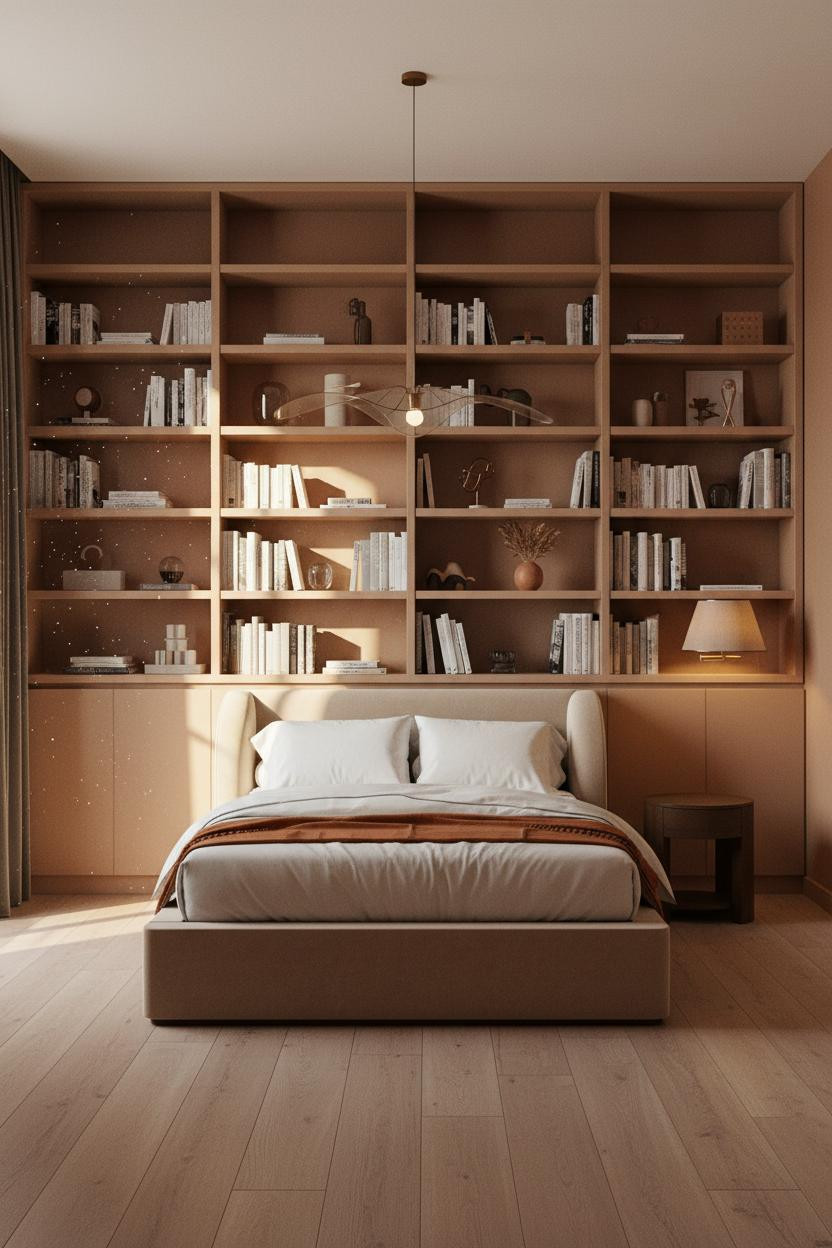 Parisian Modern Bedroom French Built Ins