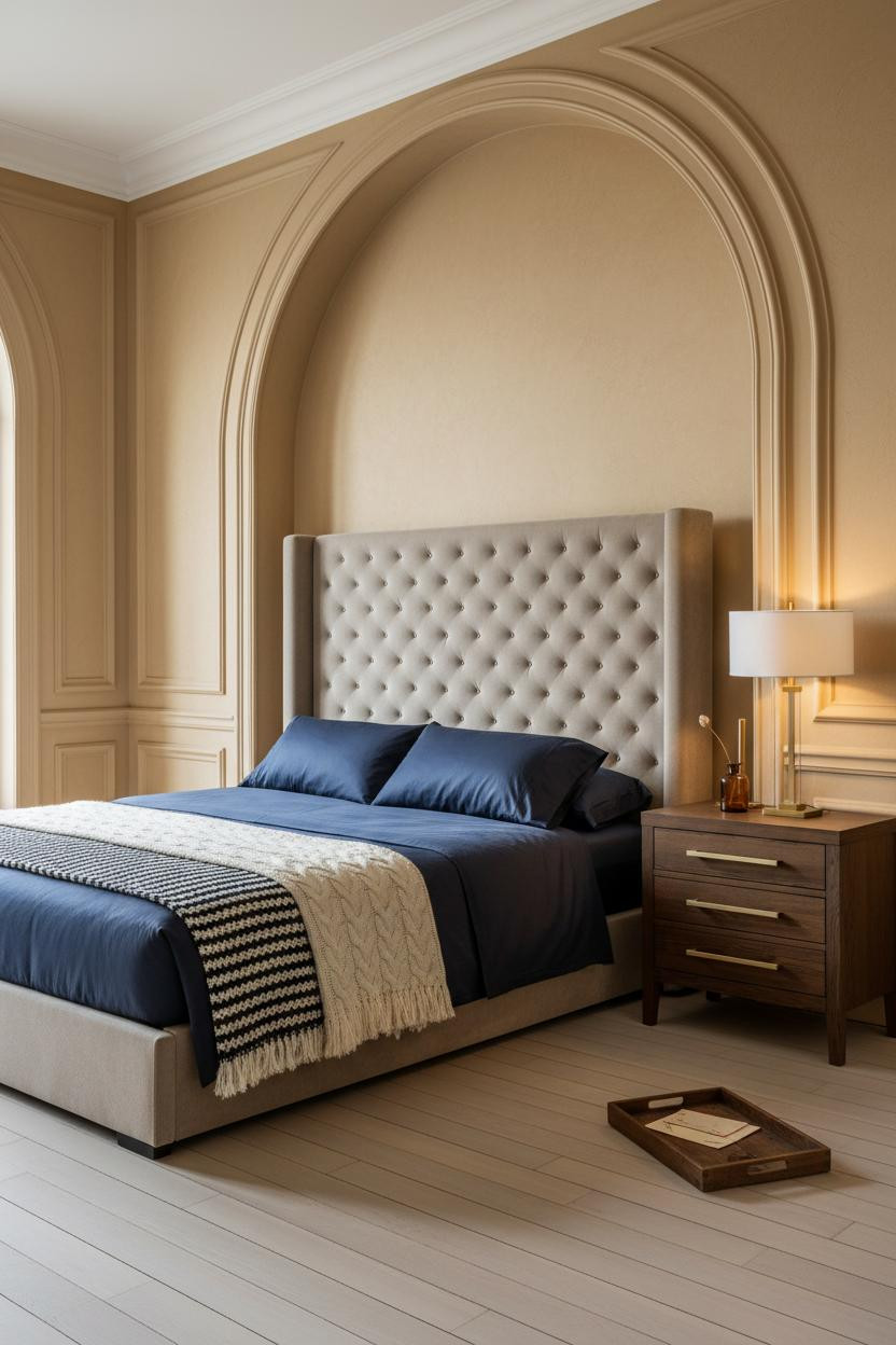 Parisian Modern Bedroom Haussmann Arch