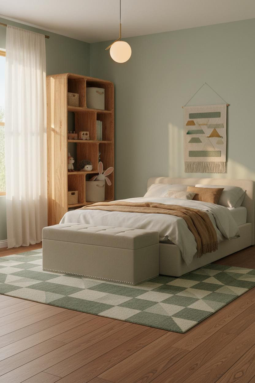 Scandinavian Kids Bedroom Storage Ideas