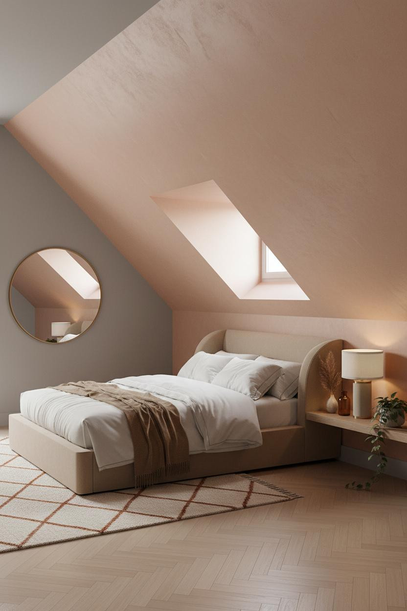 Sloped Ceiling Bedroom Attic Dormer