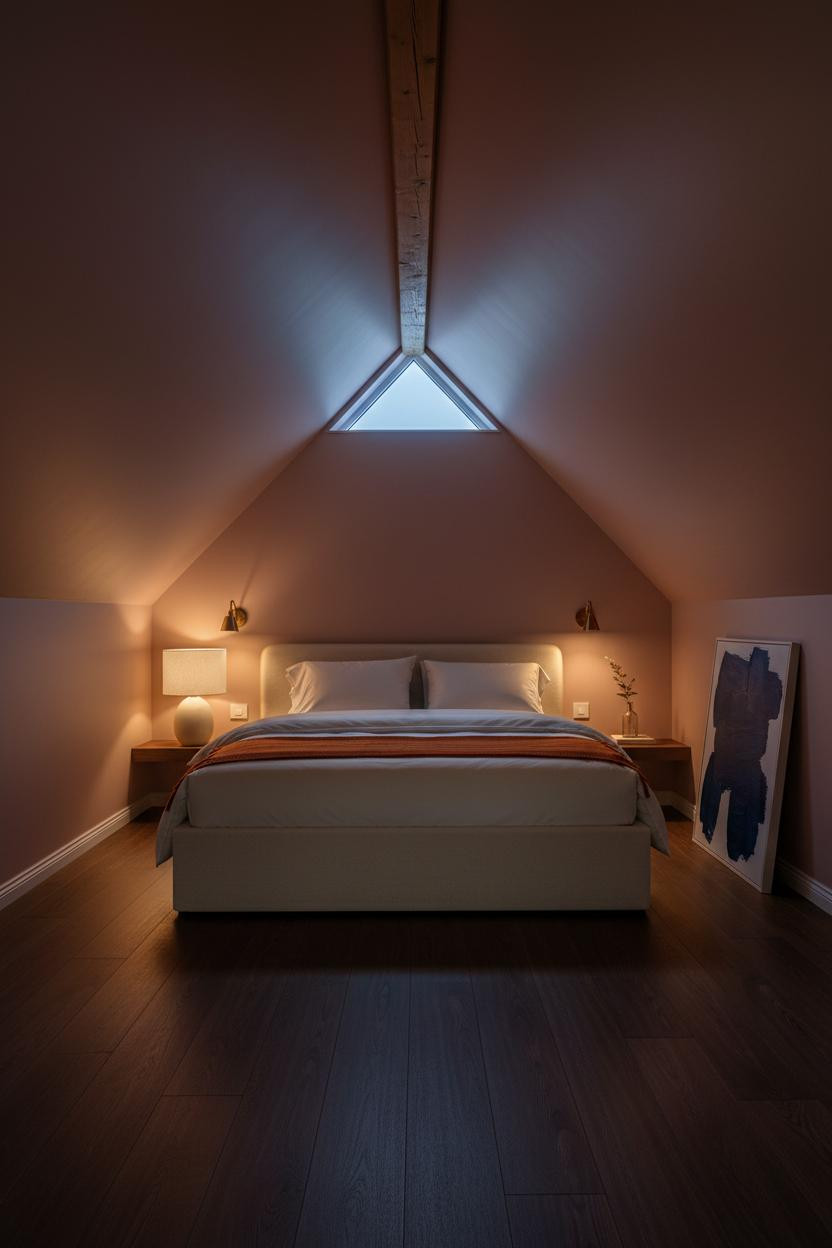 Sloped Ceiling Bedroom Attic Slanted Walls