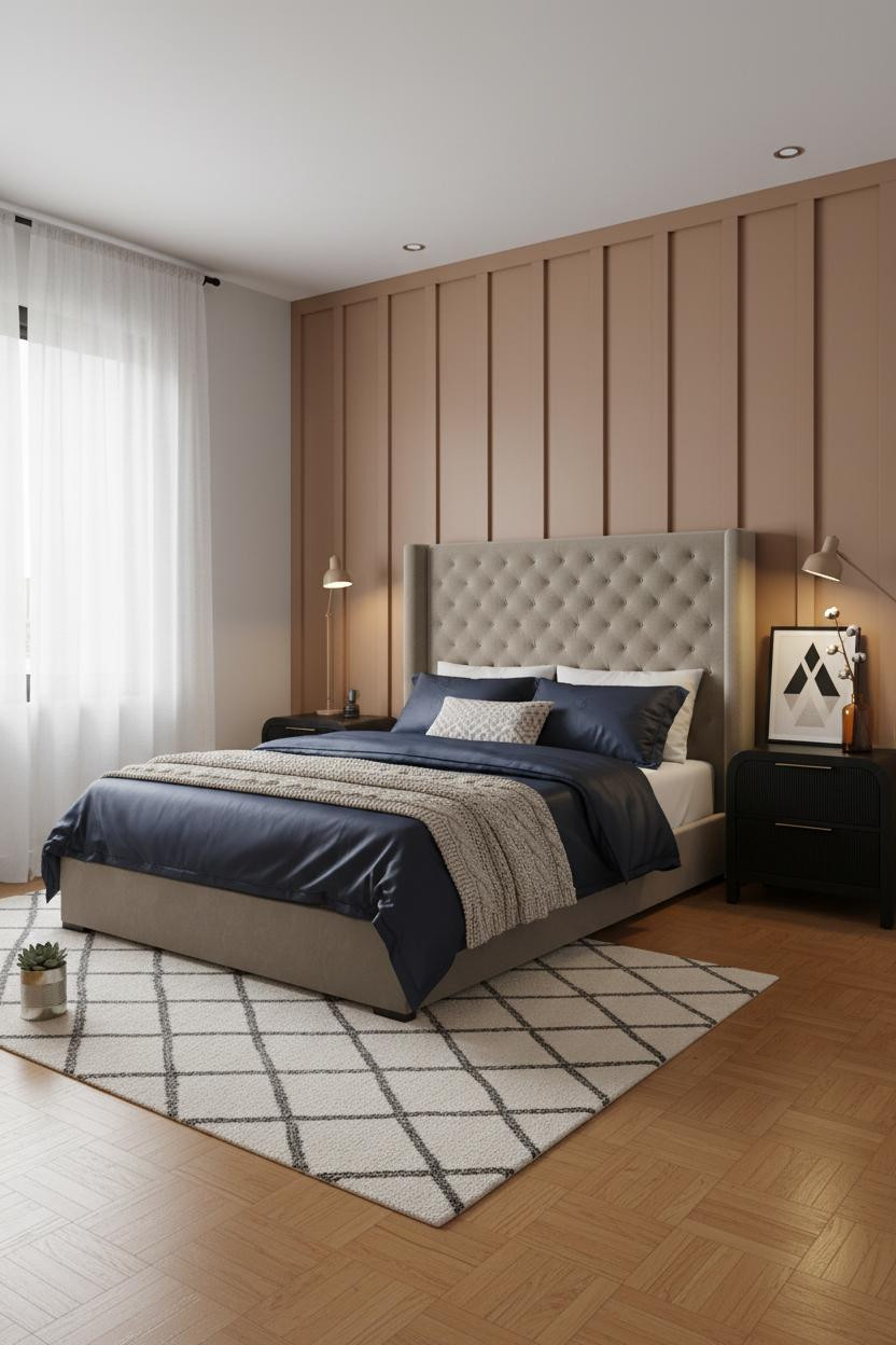 Small Bedroom DIY Board Batten