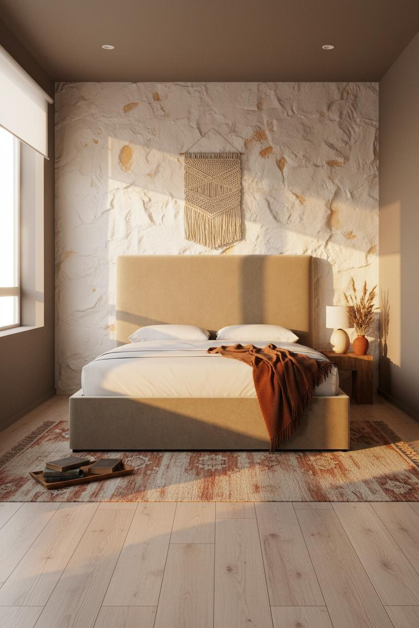 Small Bedroom DIY Budget Aesthetic Warm Light