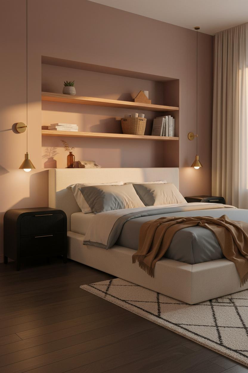 Small Bedroom DIY Japandi Design