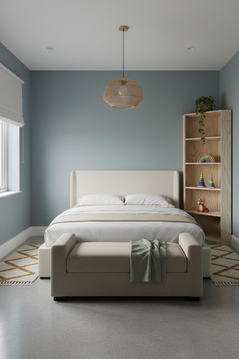 Small Kids Room Coastal Modern Design