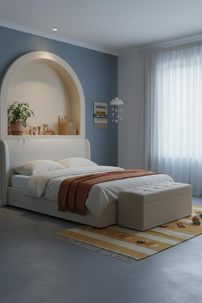 Small Kids Room Cream Niche Toddler Design