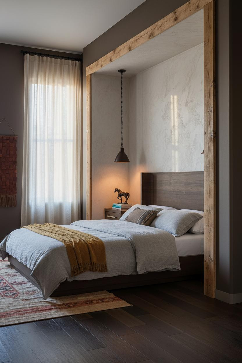 Western Bedroom Canyon Desert Boho Niche Style