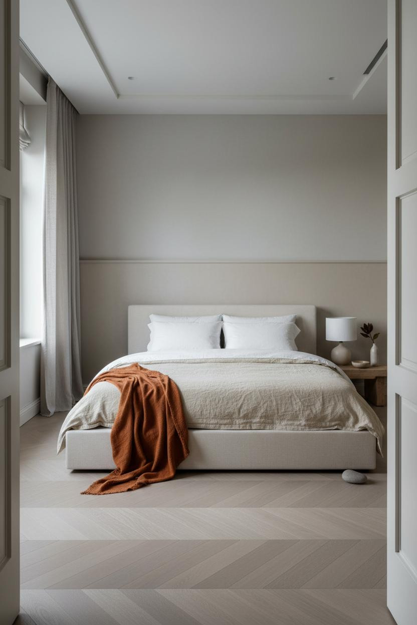 Zen Bedroom Wabi Sabi Limewash Oak