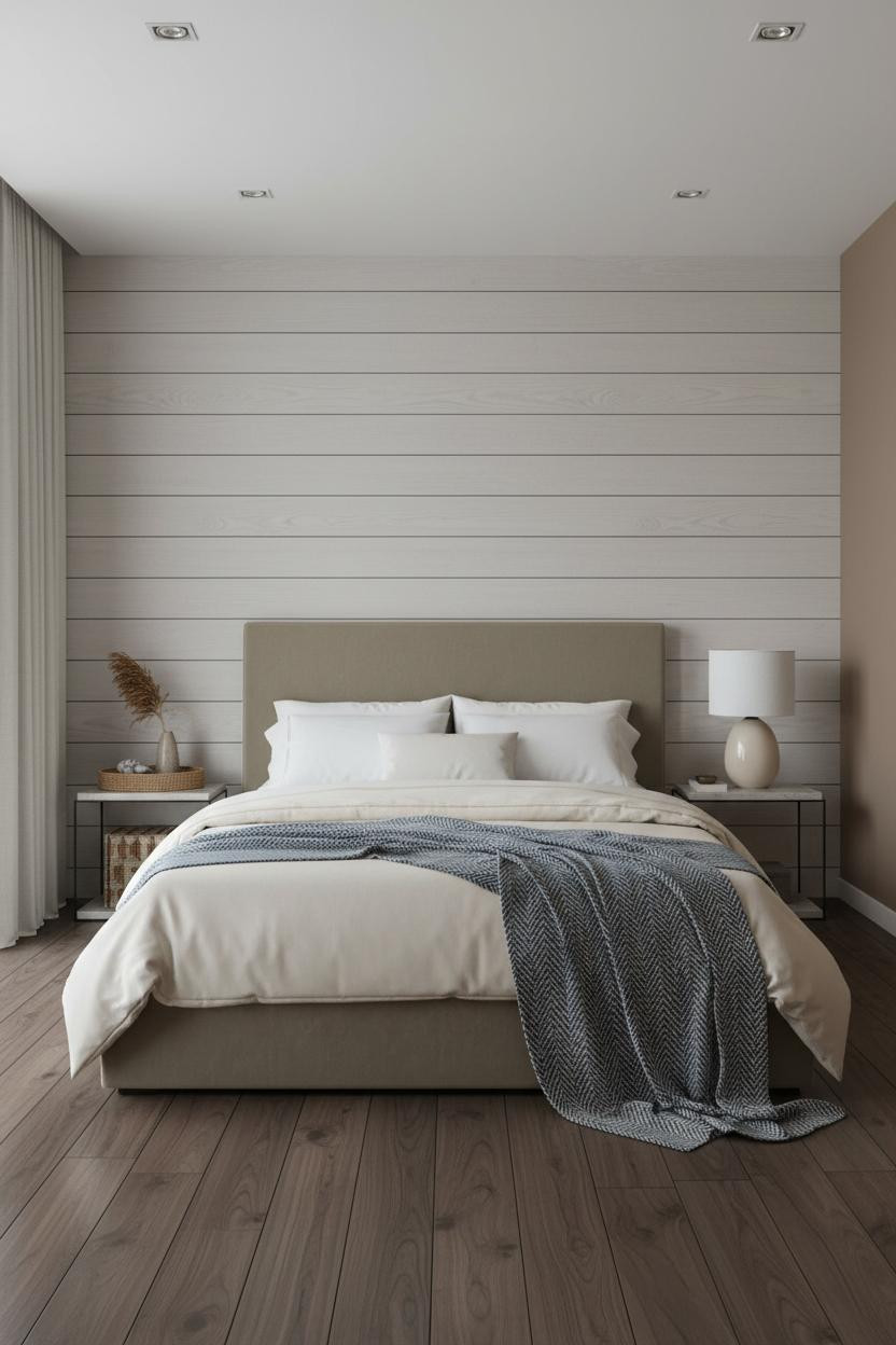 Zen Bedroom Wabi Sabi Minimalist Shiplap