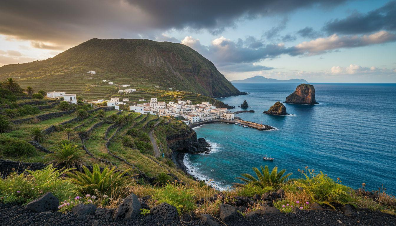 This island formed from 8 volcanoes where 200 locals outnumber tourists