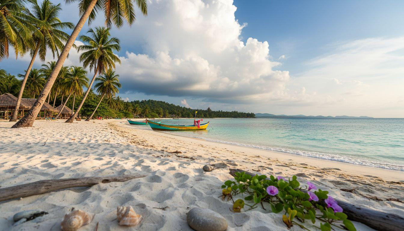 Better than Phi Phi where tours cost and Koh Rong keeps bioluminescent plankton for