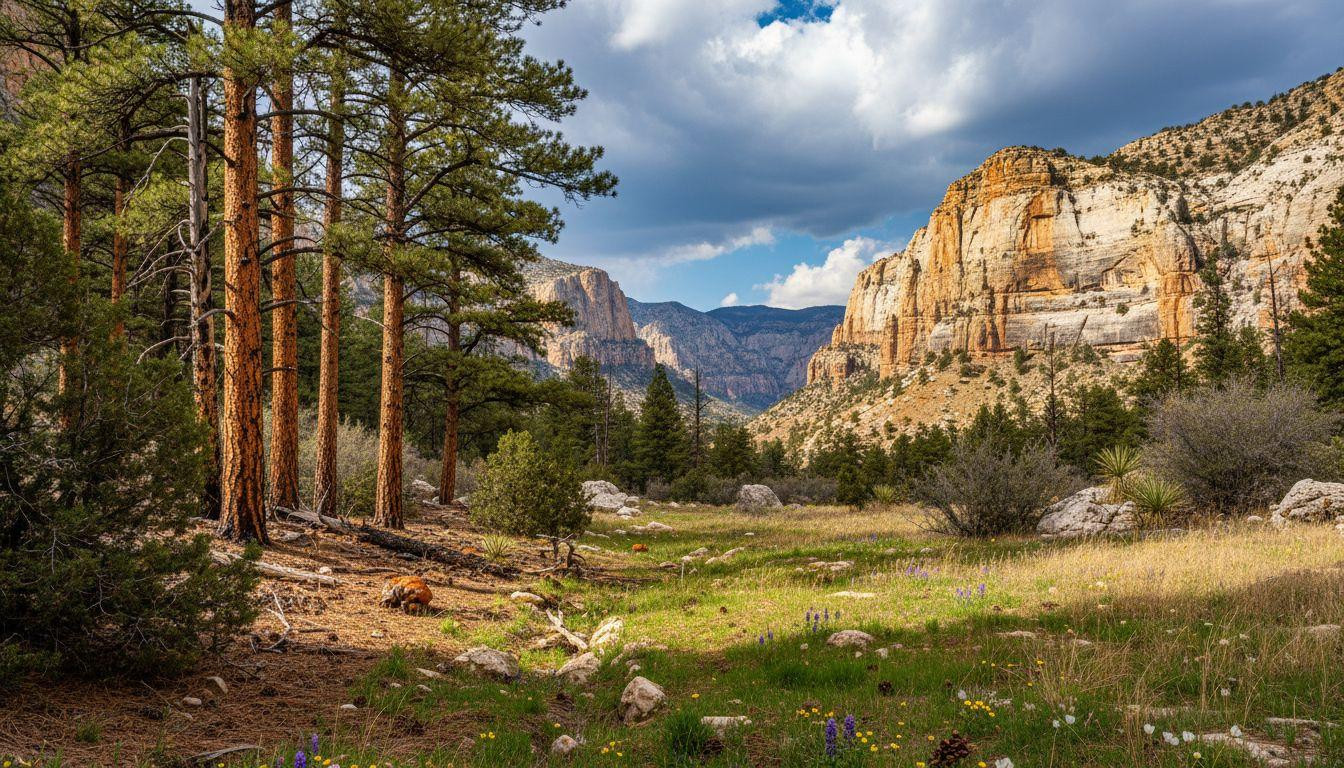 This Texas canyon holds 13 sites at 6,300 feet where pines replace desert