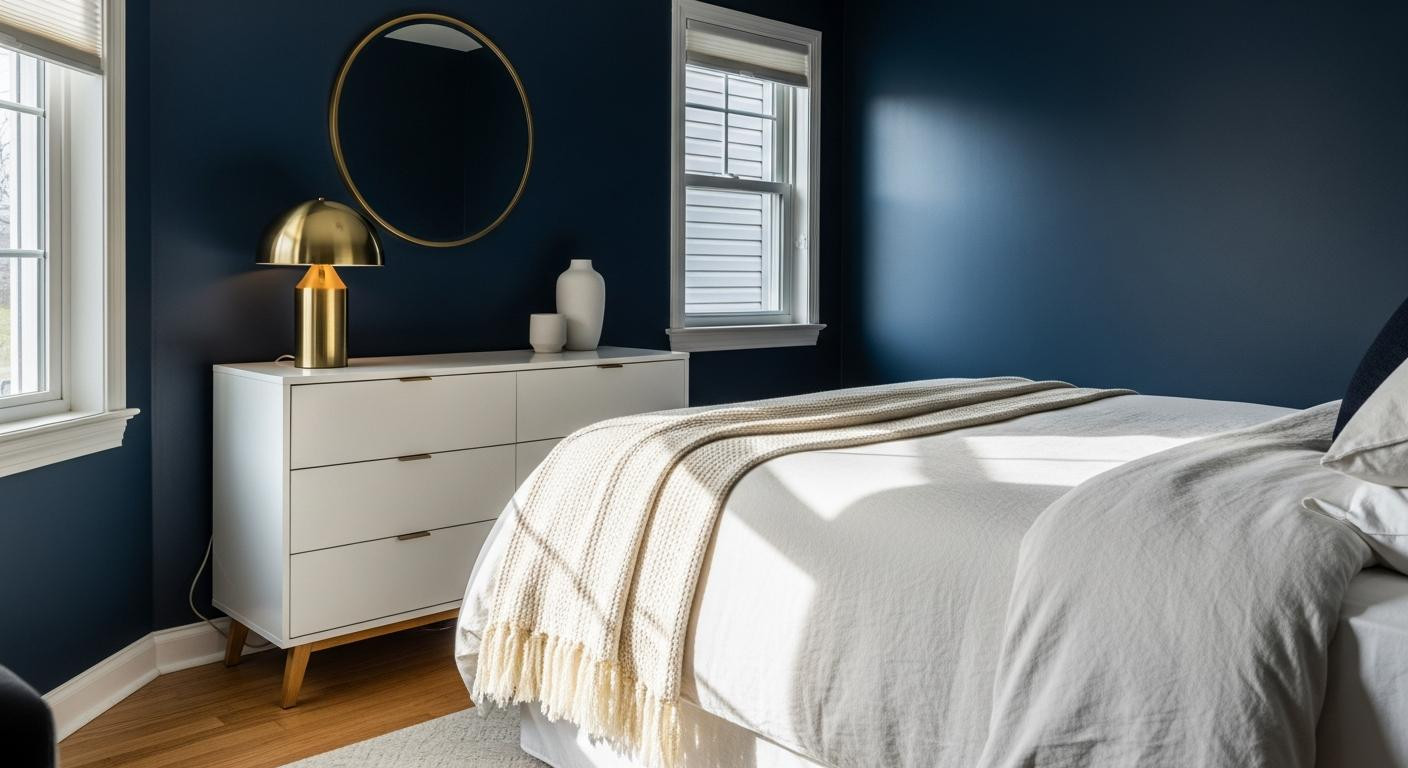 The science behind why dark paint makes small rooms feel bigger