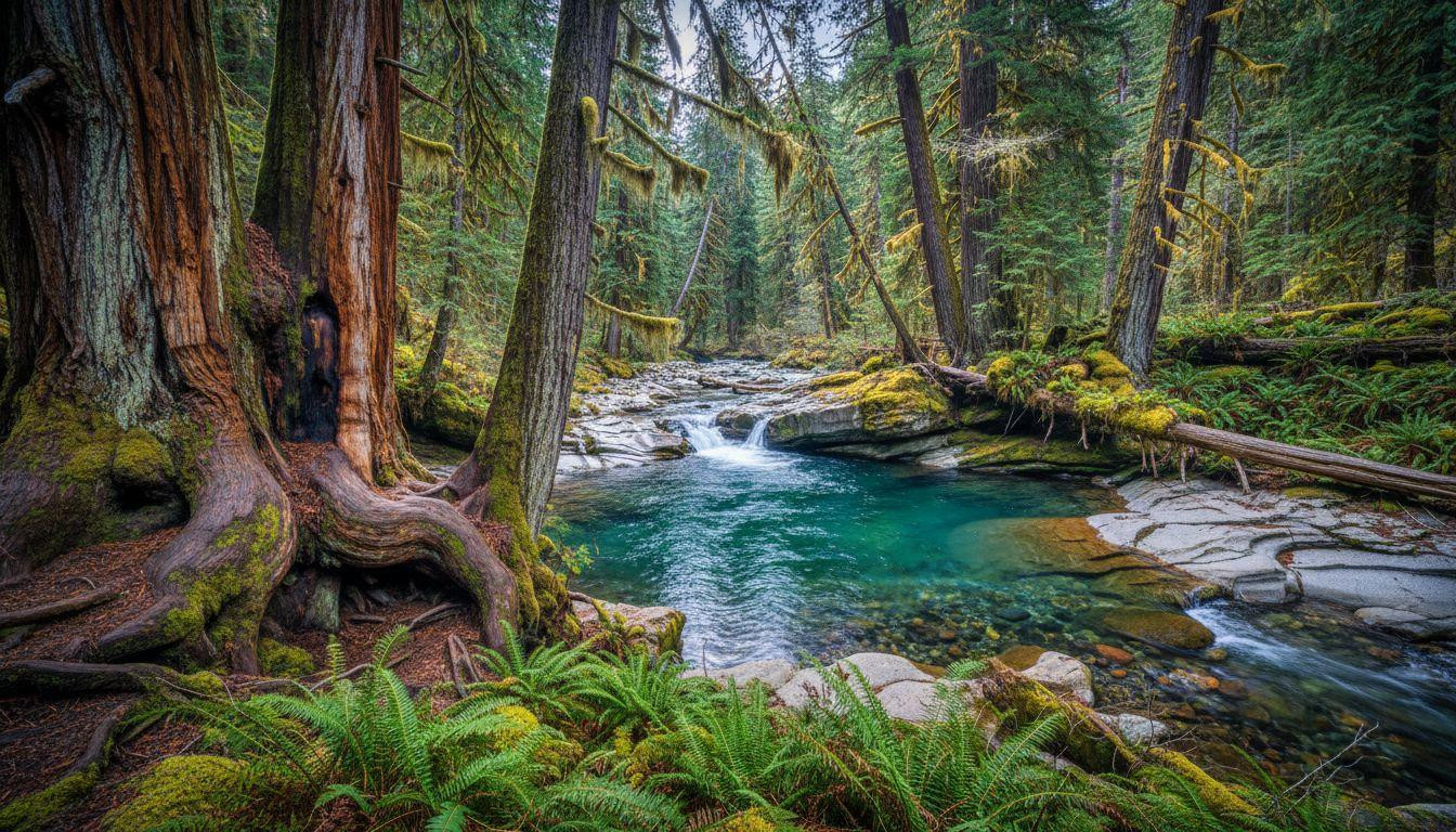 This Oregon forest hides 1,000-year cedars above turquoise pools 70 miles from Portland