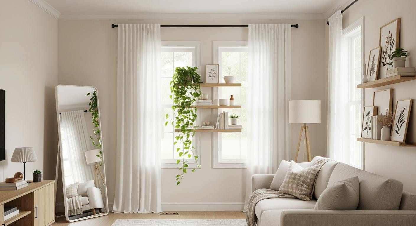 The vertical space trick designers use to make small rooms feel larger