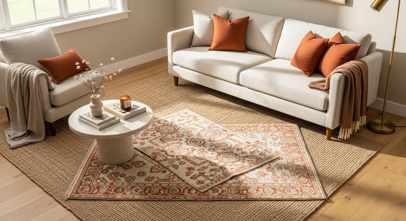 The 8 TikTok rug trick that makes cheap rugs look custom