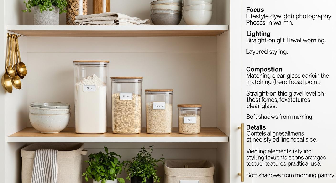 The matching container trick that stops pantry chaos every morning