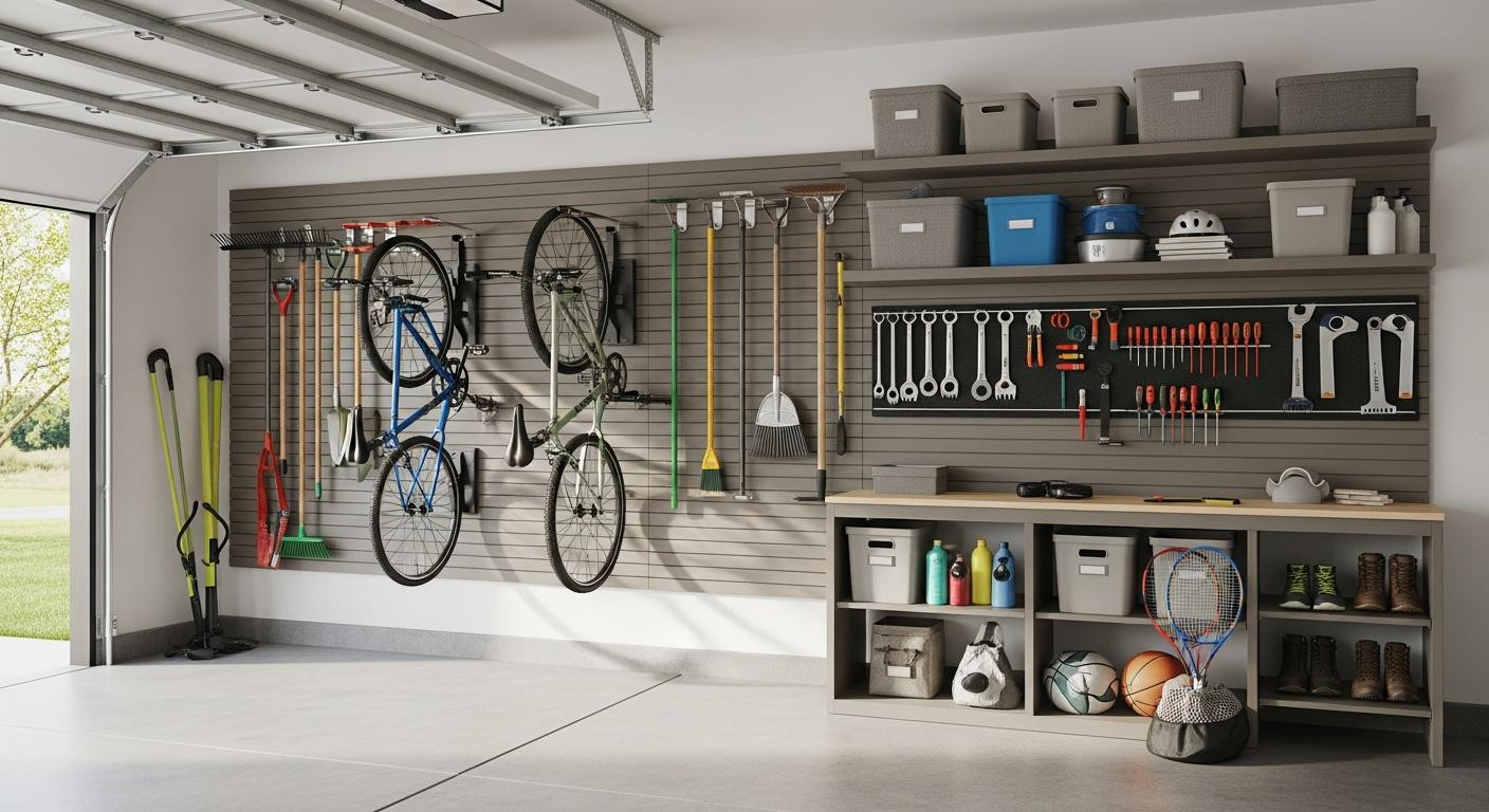 The $500 wall system that turns garage chaos into 4 clean zones