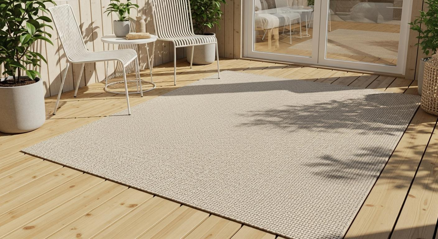 I tested 3 outdoor rugs through 6 weeks of spring rain and only polypropylene survived mold