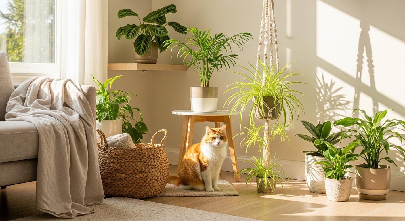 I swapped toxic plants for these 4 and my cat stopped eating everything green