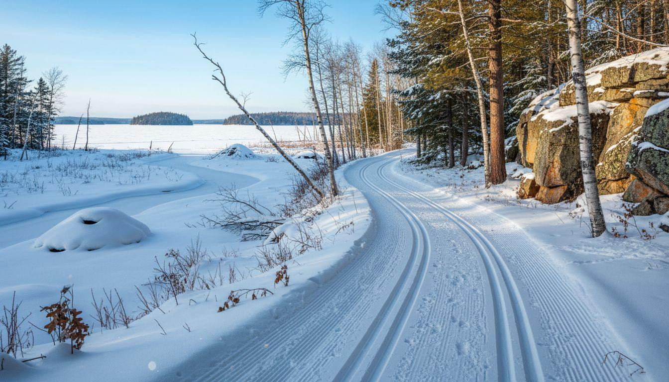 Better than Boundary Waters where permits cost 0 and Echo Bay keeps groomed trails free
