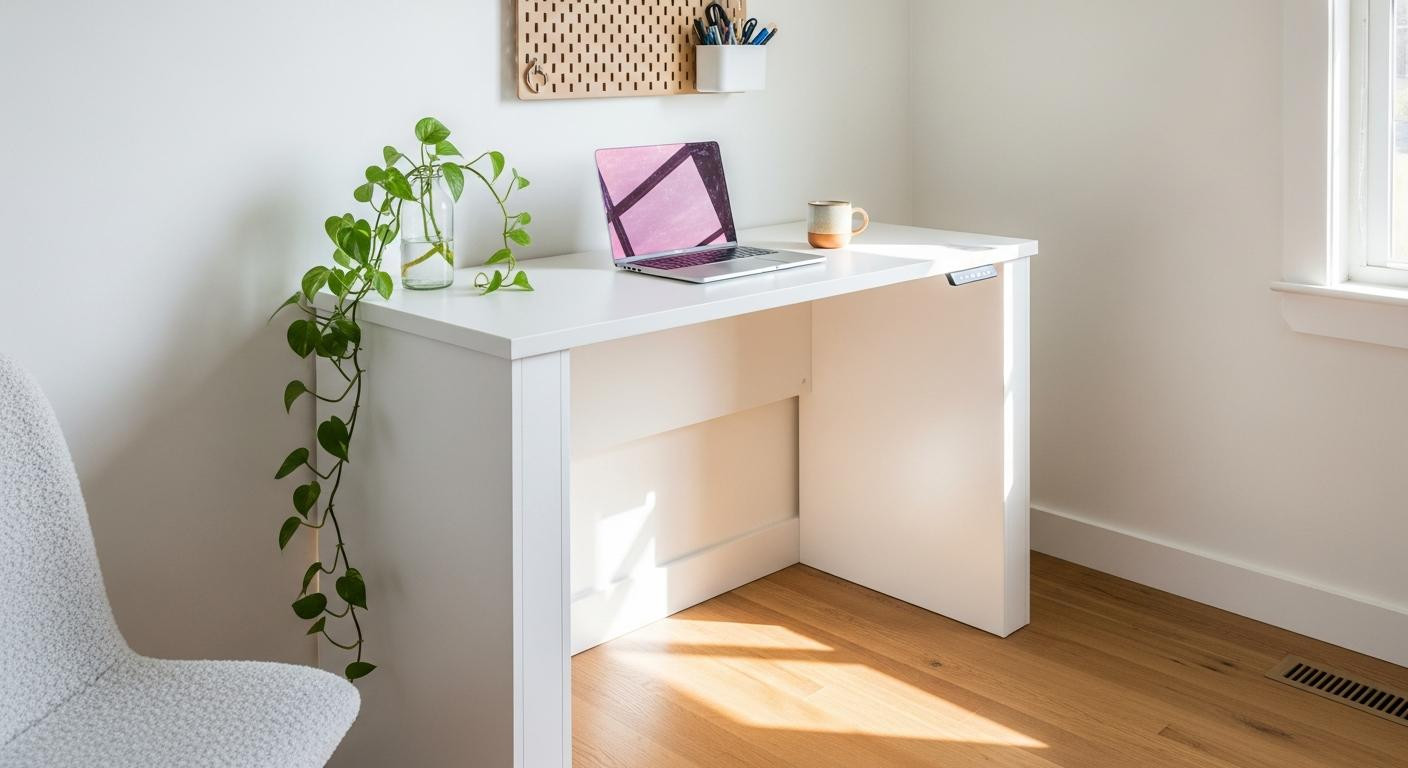 IKEA's $249 standing desk looks like built-in furniture with $87 of MDF