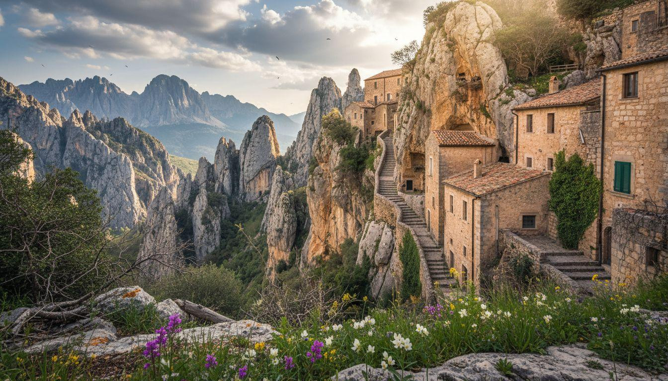 Forget Cinque Terre where 2.5M tourists cost $175 and these cliffs keep medieval stone quiet for $65