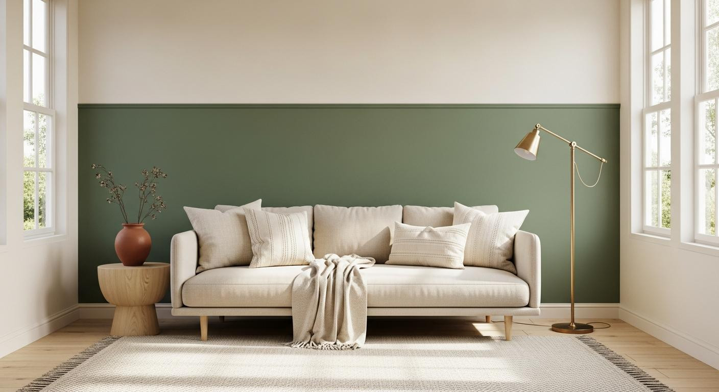 I painted one wall in my living room and now the whole space feels bigger