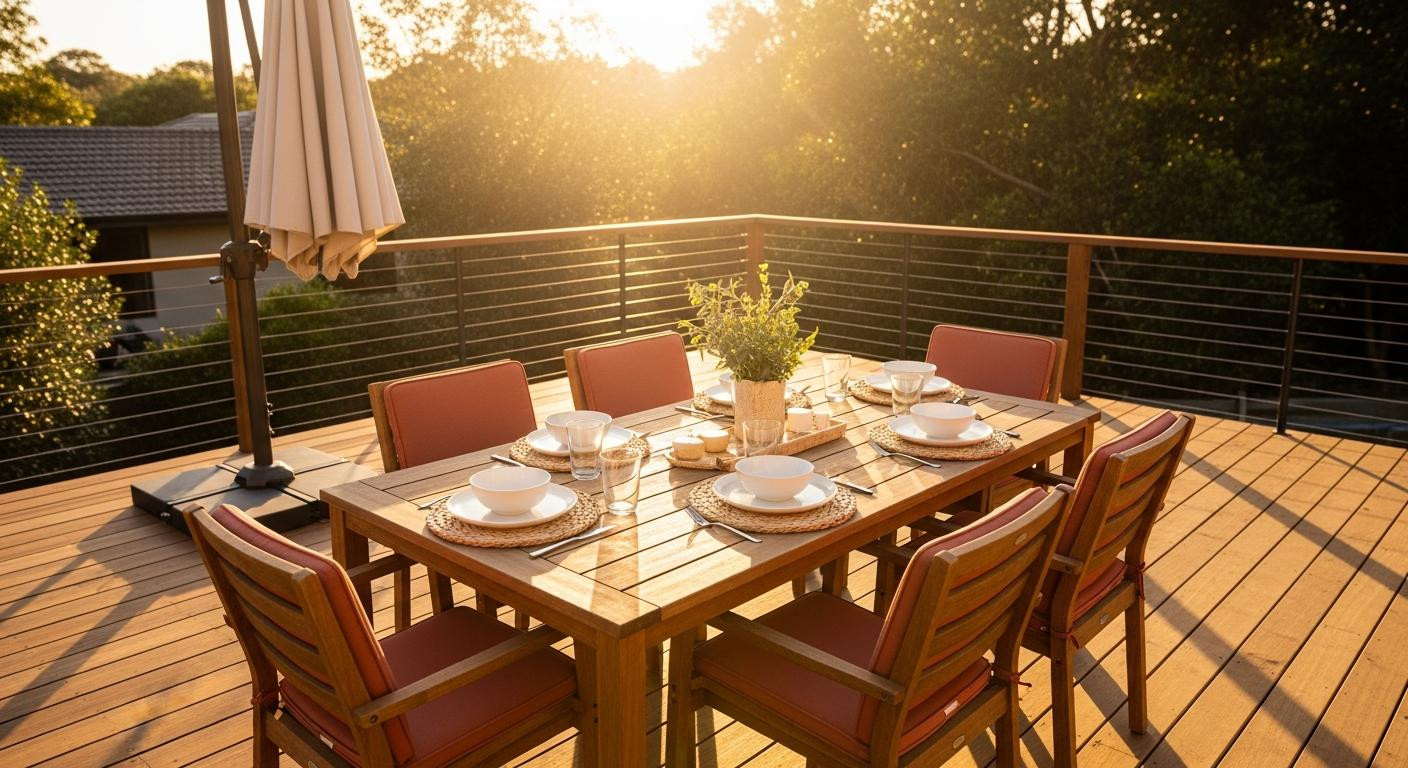 The 36-inch deck clearance rule that fits 6 people (but only works west-facing)