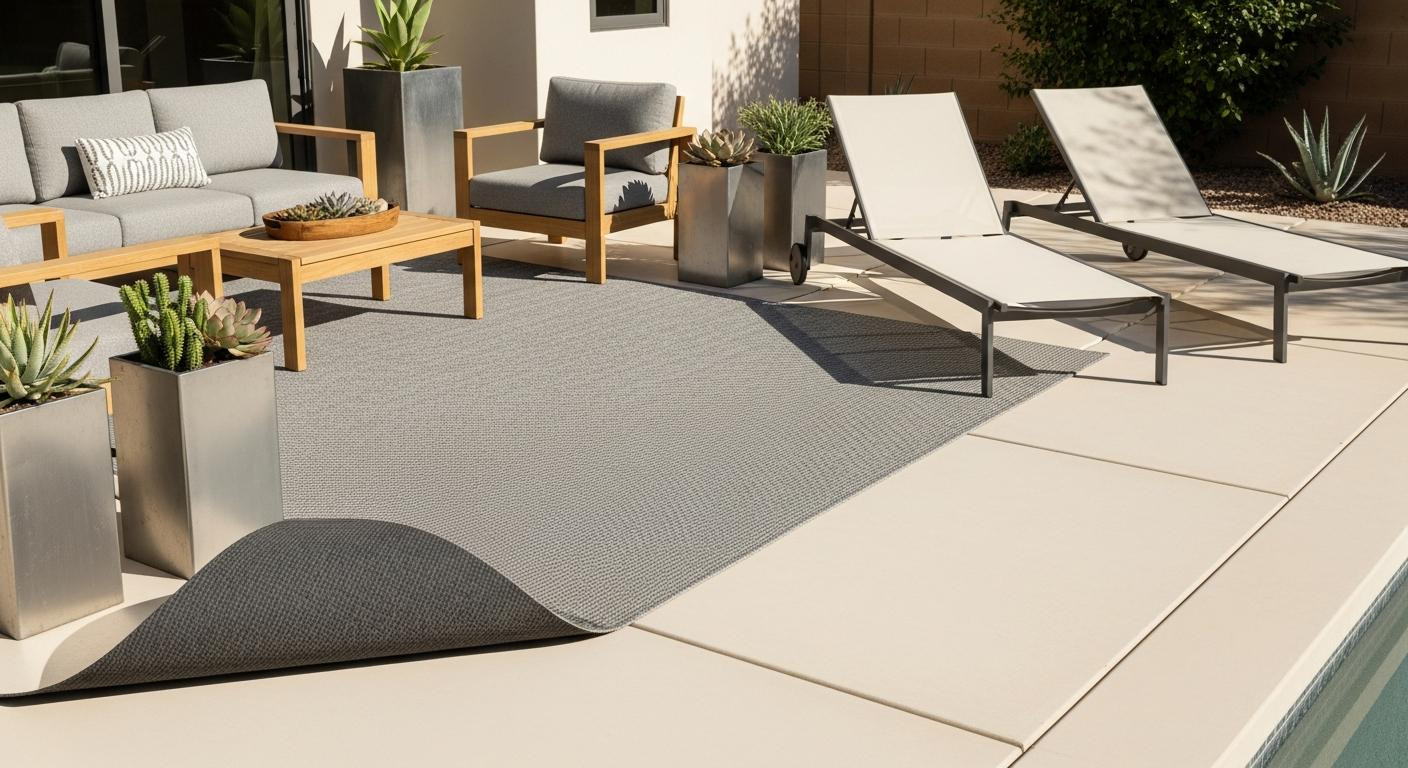 I tested Ruggable's outdoor rug for 136 days and one corner started curling at week 11