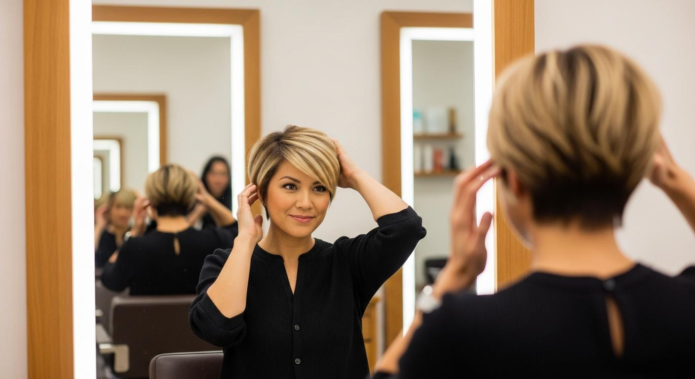 Neither pixie nor bob: the bixie elongates small faces in 2 weeks but only if your stylist cuts from the crown forward