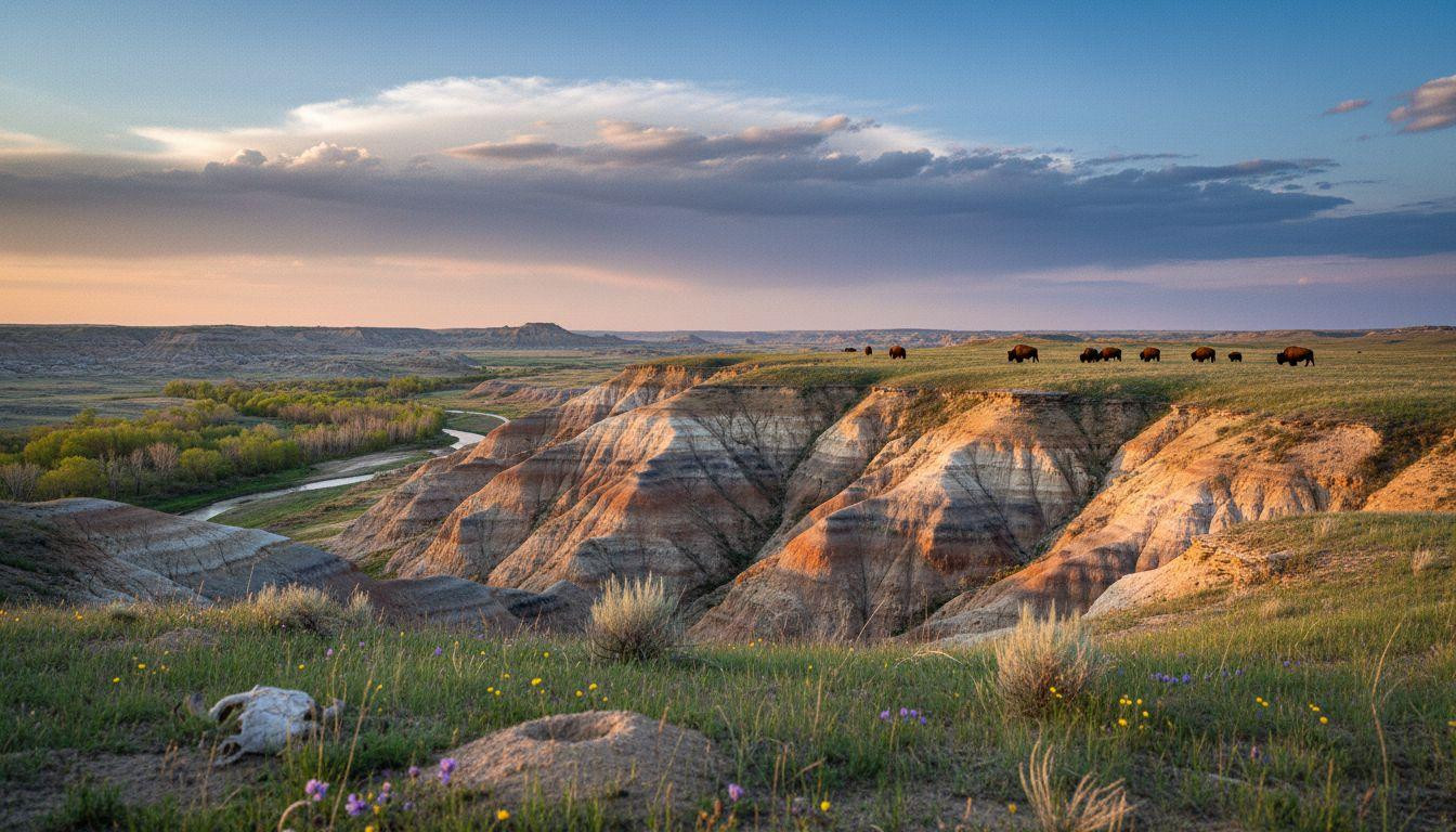 Better than Badlands where 1M tourists cost 0 and this plateau keeps bison herds for 0