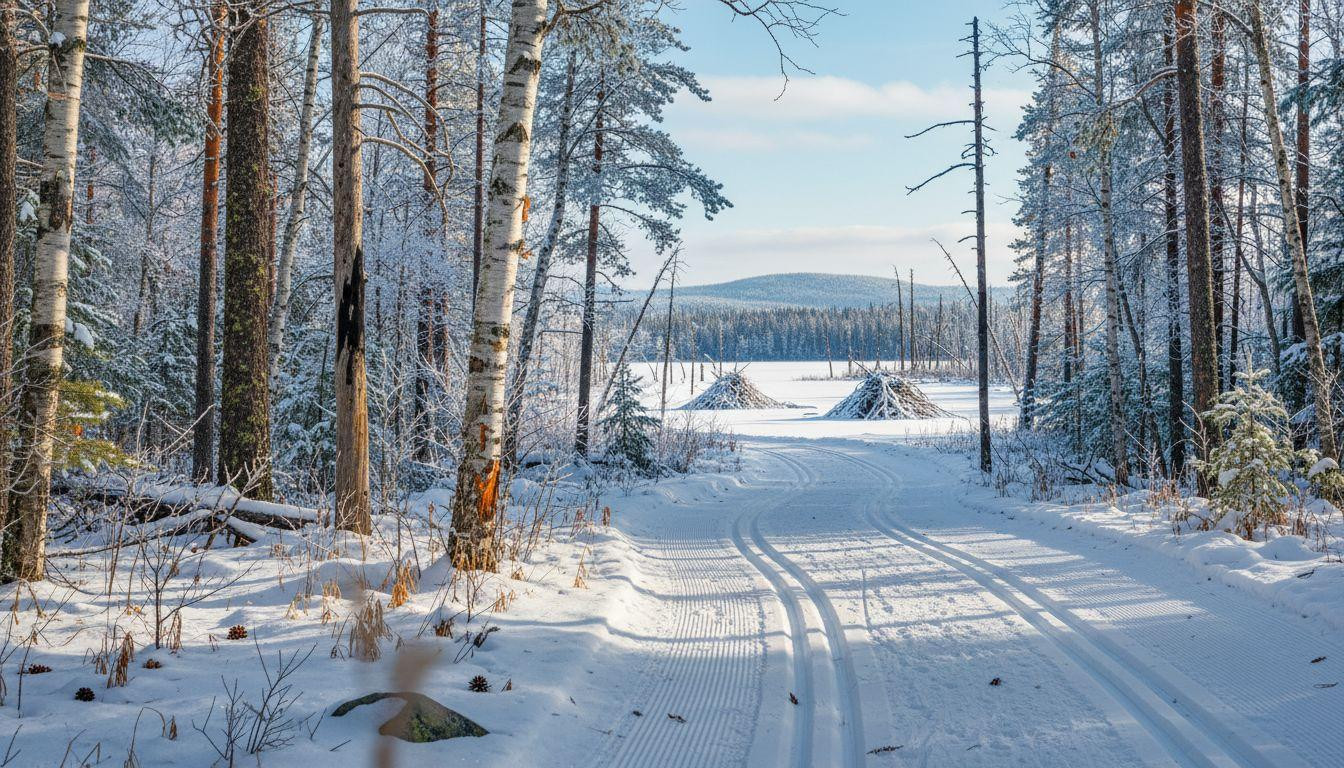 Better than Boundary Waters where permits cost $300 and Echo Bay keeps groomed trails free