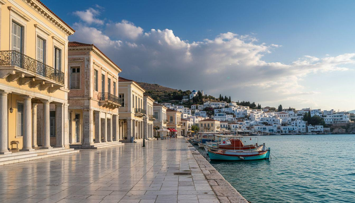 Forget Santorini where 2M tourists cost $165 and Syros keeps marble streets quiet for $93