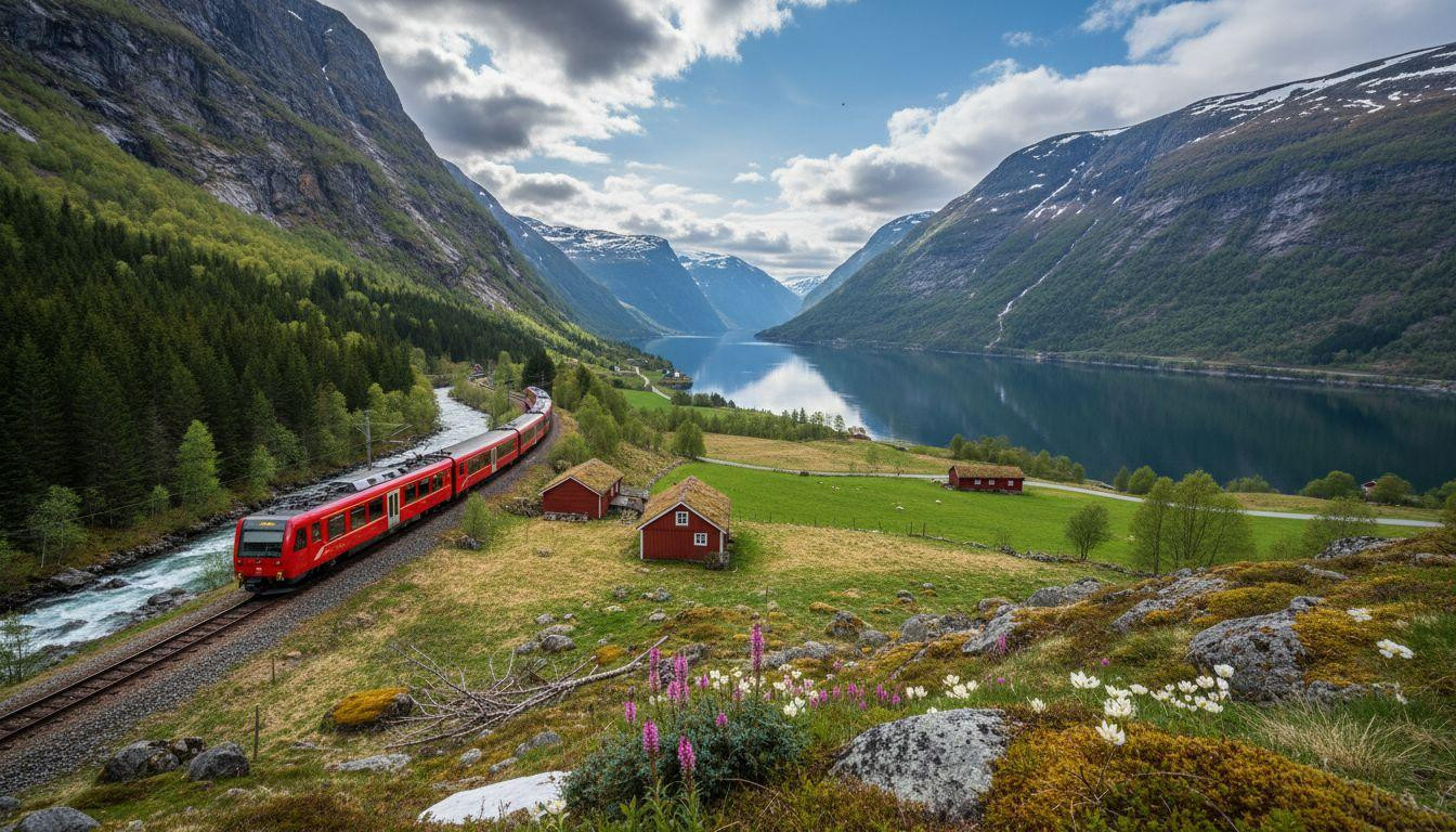 Better than Swiss Alps where trains cost $246 and Flåm keeps fjord valleys quiet for $110