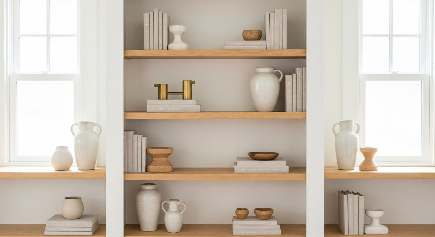 The 60-40 shelf rule that stops your bookcase from looking like storage