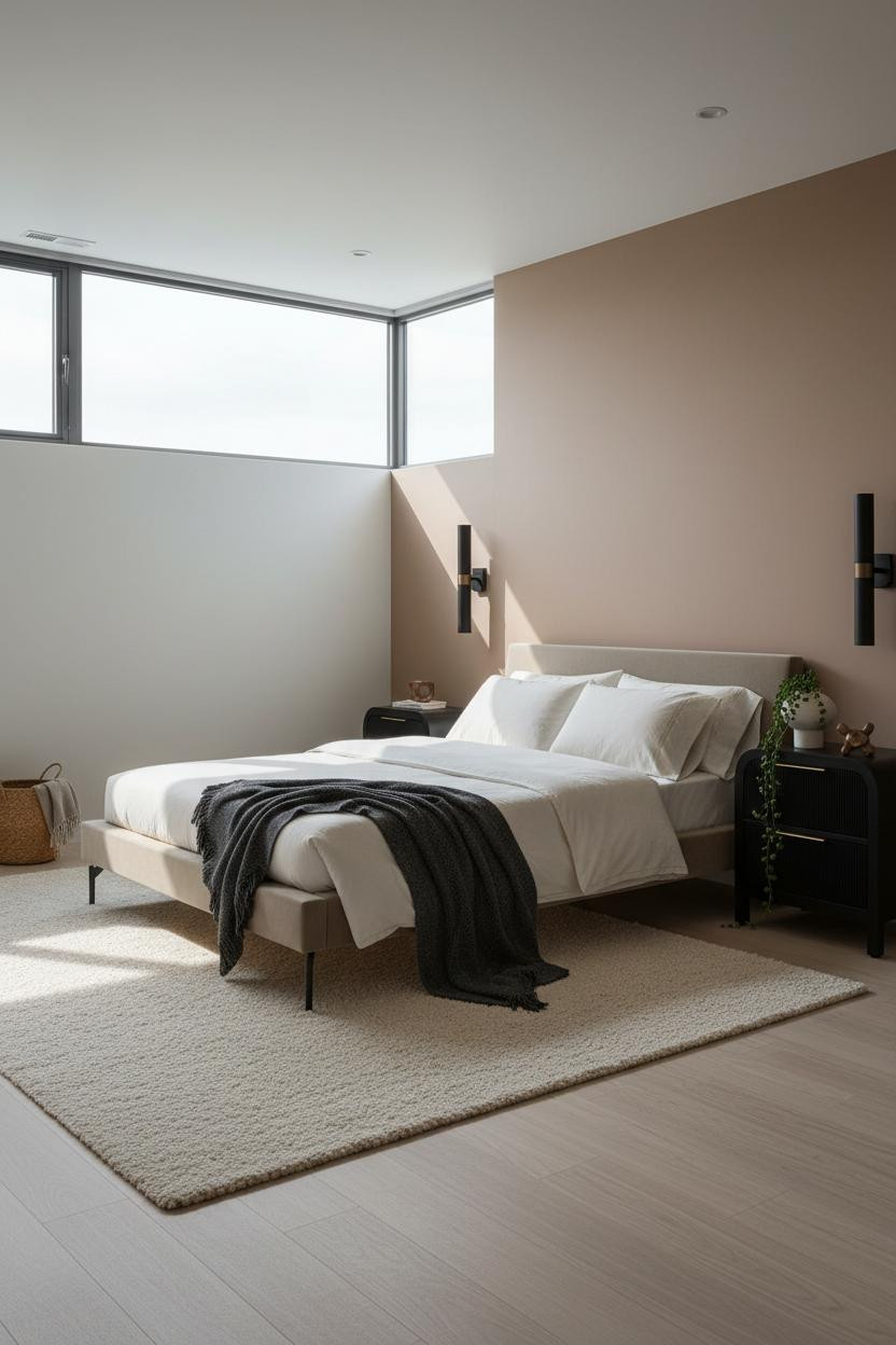 Basement Studio Apartment Coastal Modern Layout