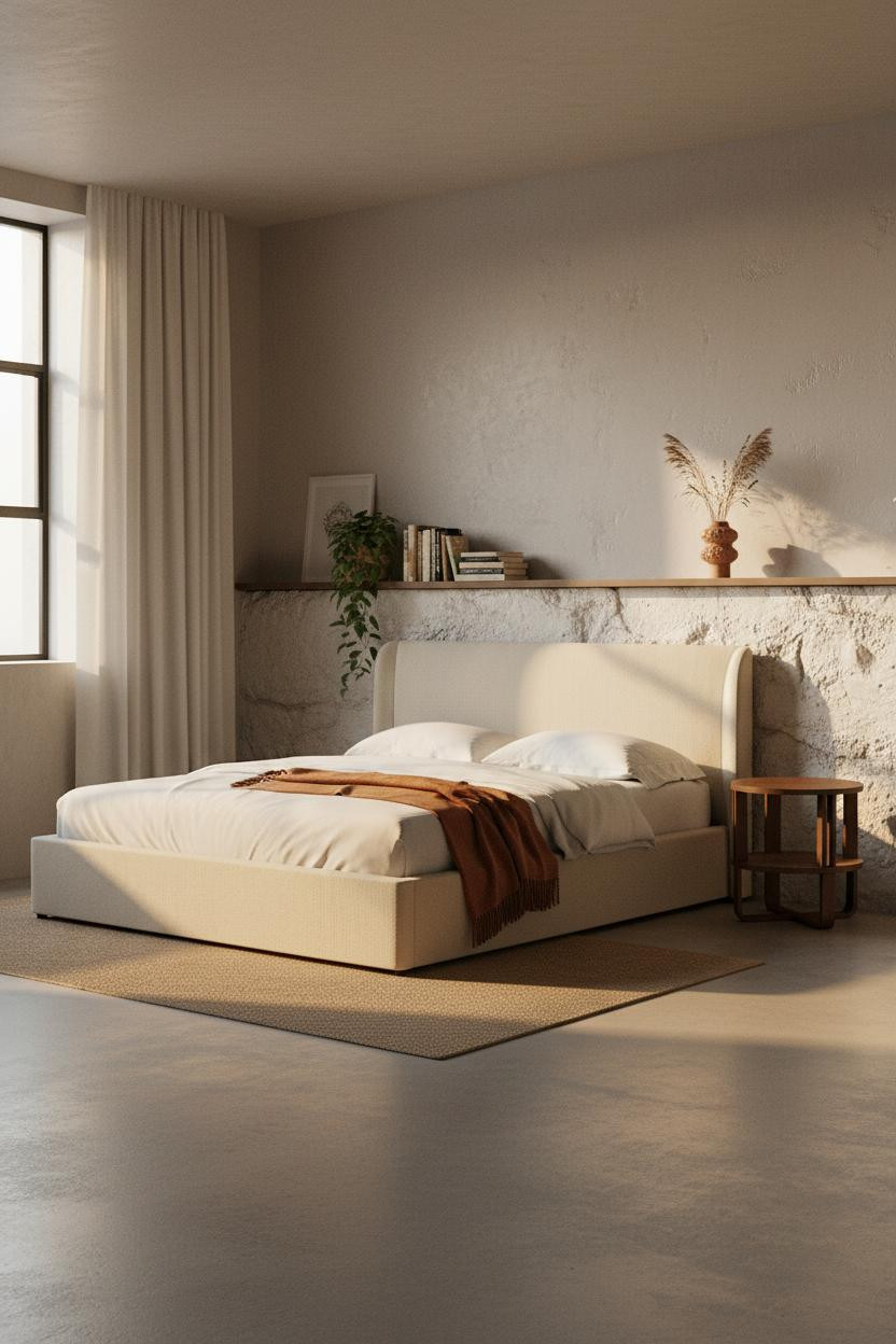 Basement Studio Apartment Japandi Design