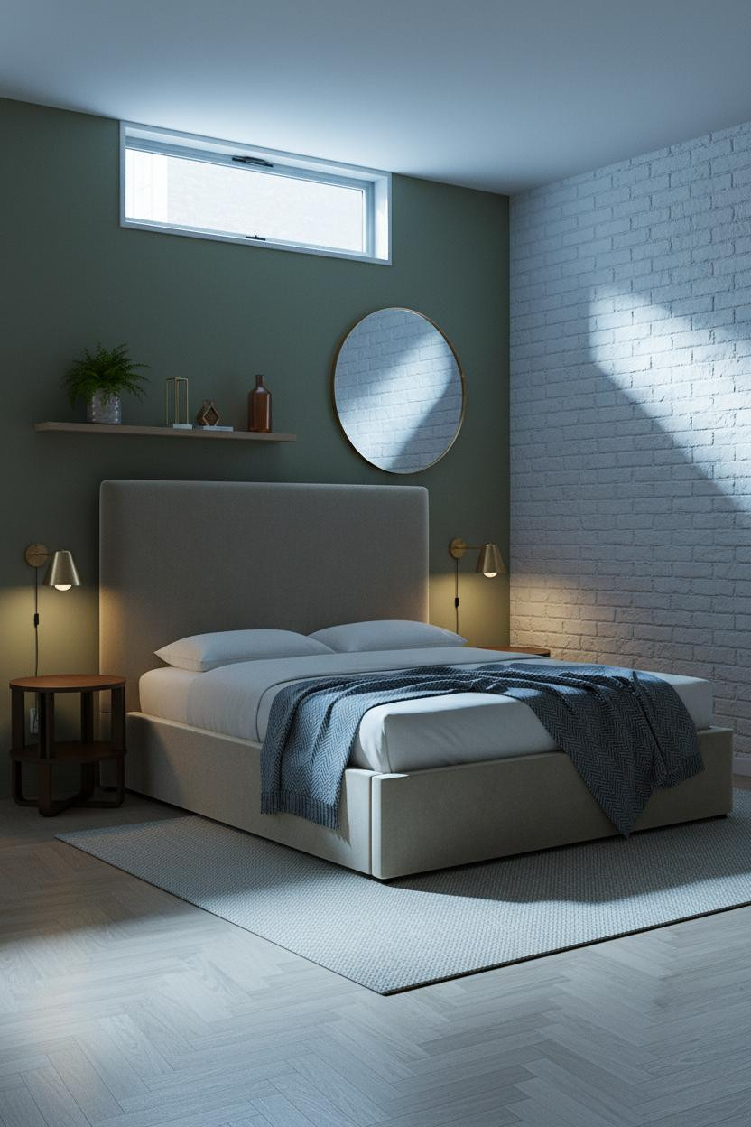 Basement Studio Apartment Scandi Egress Window