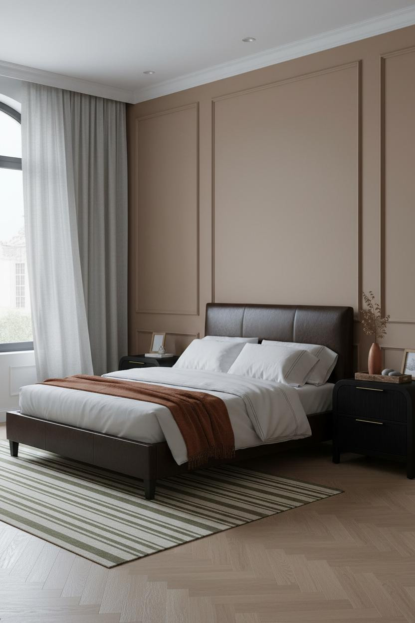 Black Bedframe Bedroom Ideas Metal Frame Modern