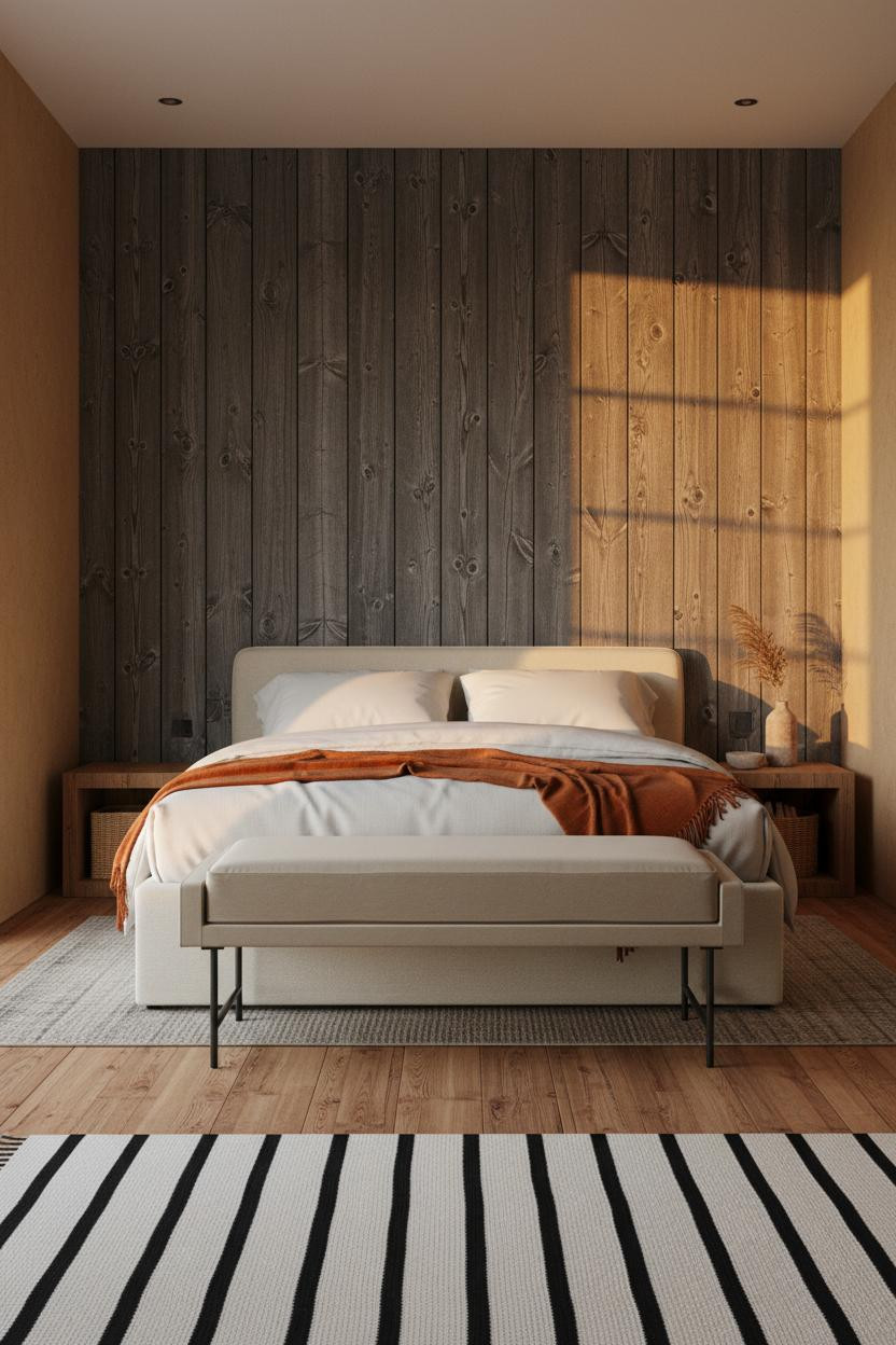 Coastal Bedroom Driftwood Amber Light